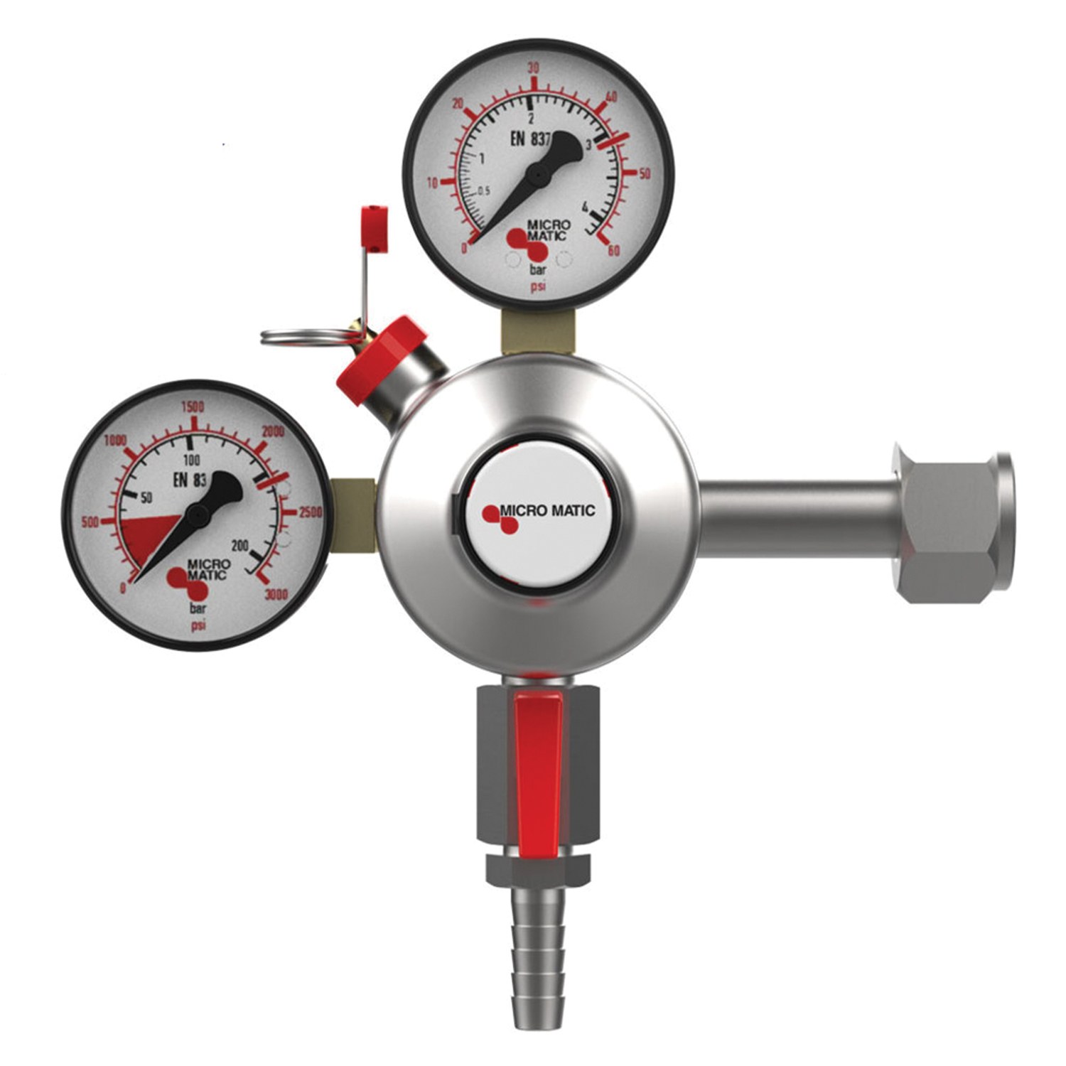 Beer Regulators – Double Gauge – CO2 Primary – Premium Series