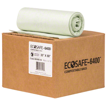 Ecosafe-6400® Compostable Bags – 35 x 50